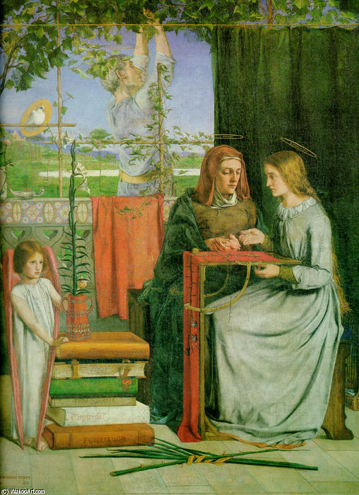 The Childhood Of Mary Virgin — Данте Габријел Росети