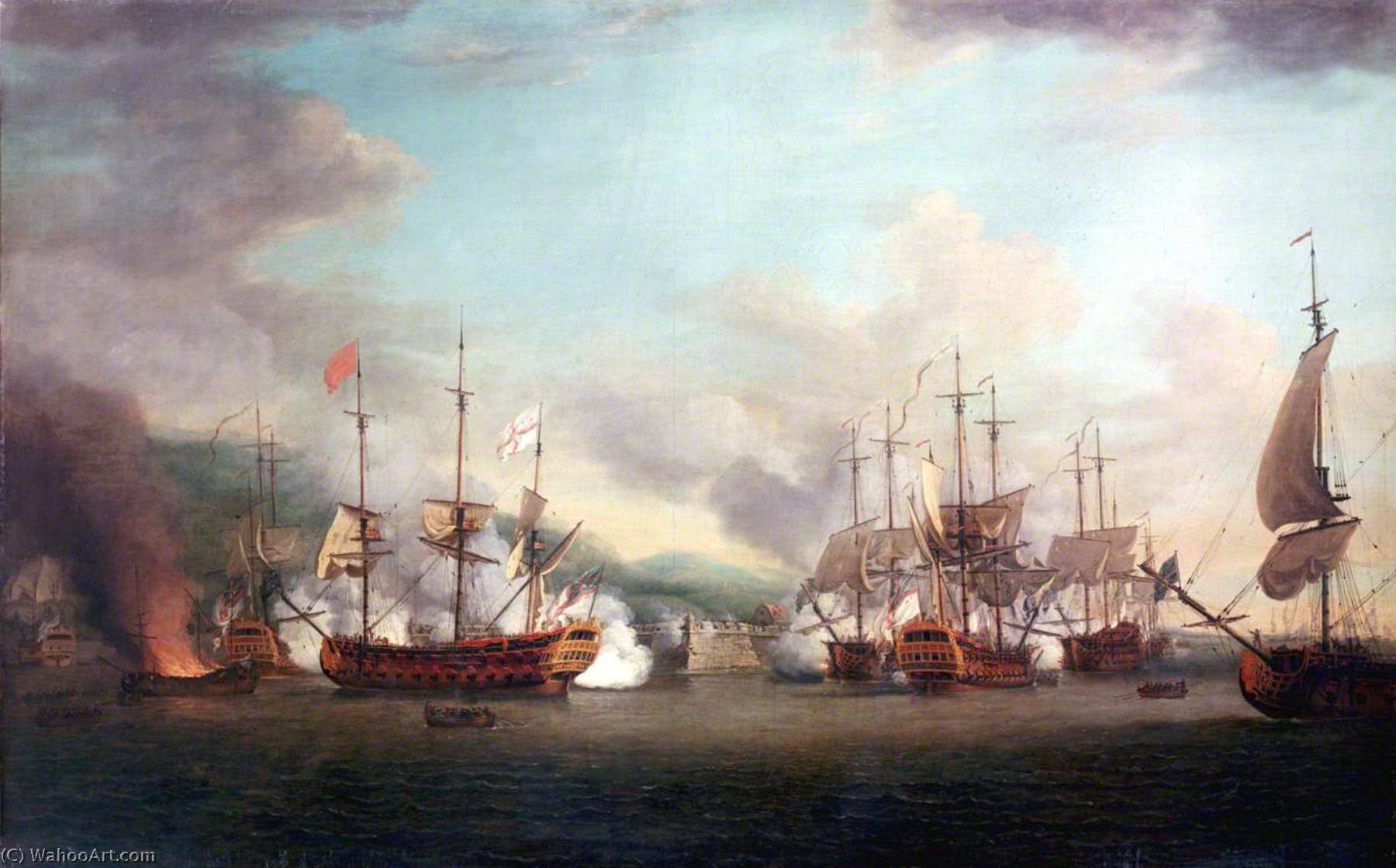 The Capture Of Port Louis, Cuba, 8 March 1748 — Richard Paton