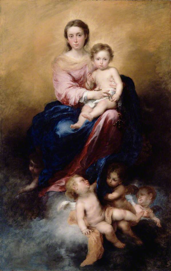 The Virgin Of The Rosary — Bartolomé Esteban Murillo