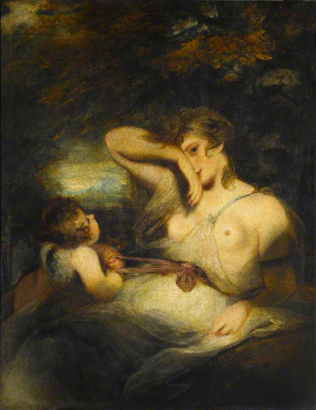 La Serpiente Entre La Hierba (el Amor Desatando El Cinturón De La Belleza) — Sir Joshua Reynolds