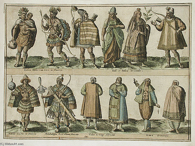 Omnium Pene Europae, Asiae, Aphricae Atque Americae Gentium Habitus — Abraham De Bruyn