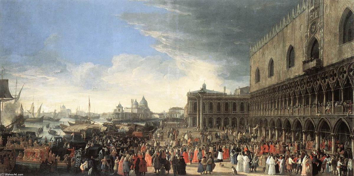 The Reception Of Cardinal César D'estrées — Luca Carlevaris