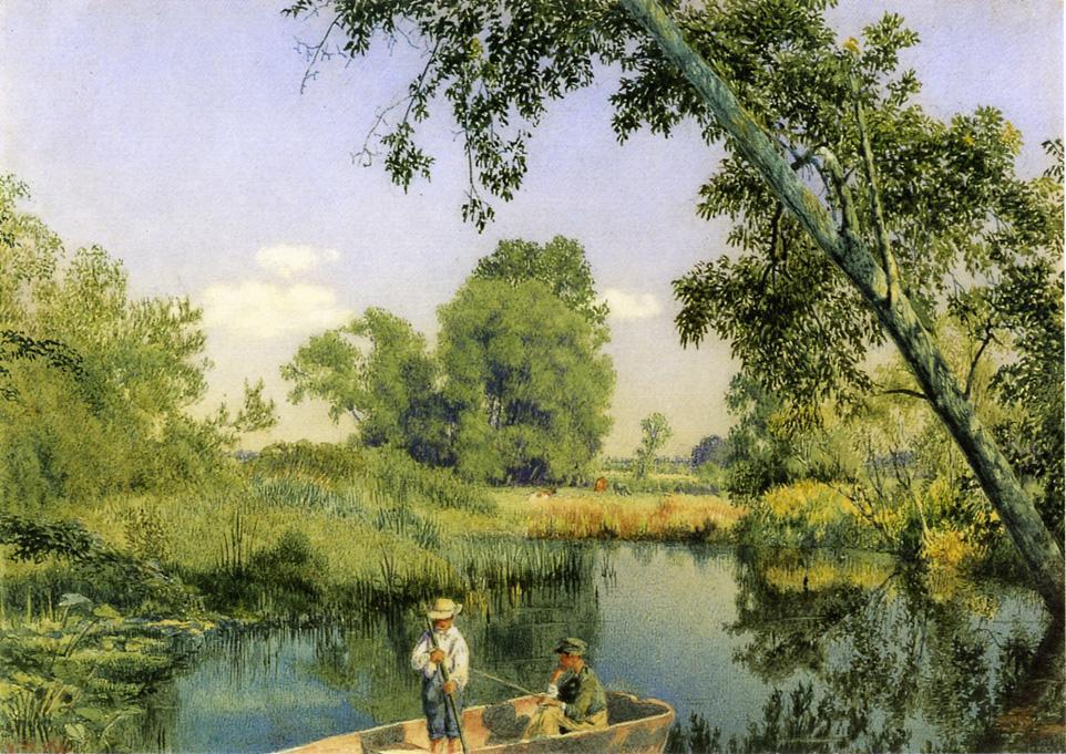 Gone Fishing — John William Hill