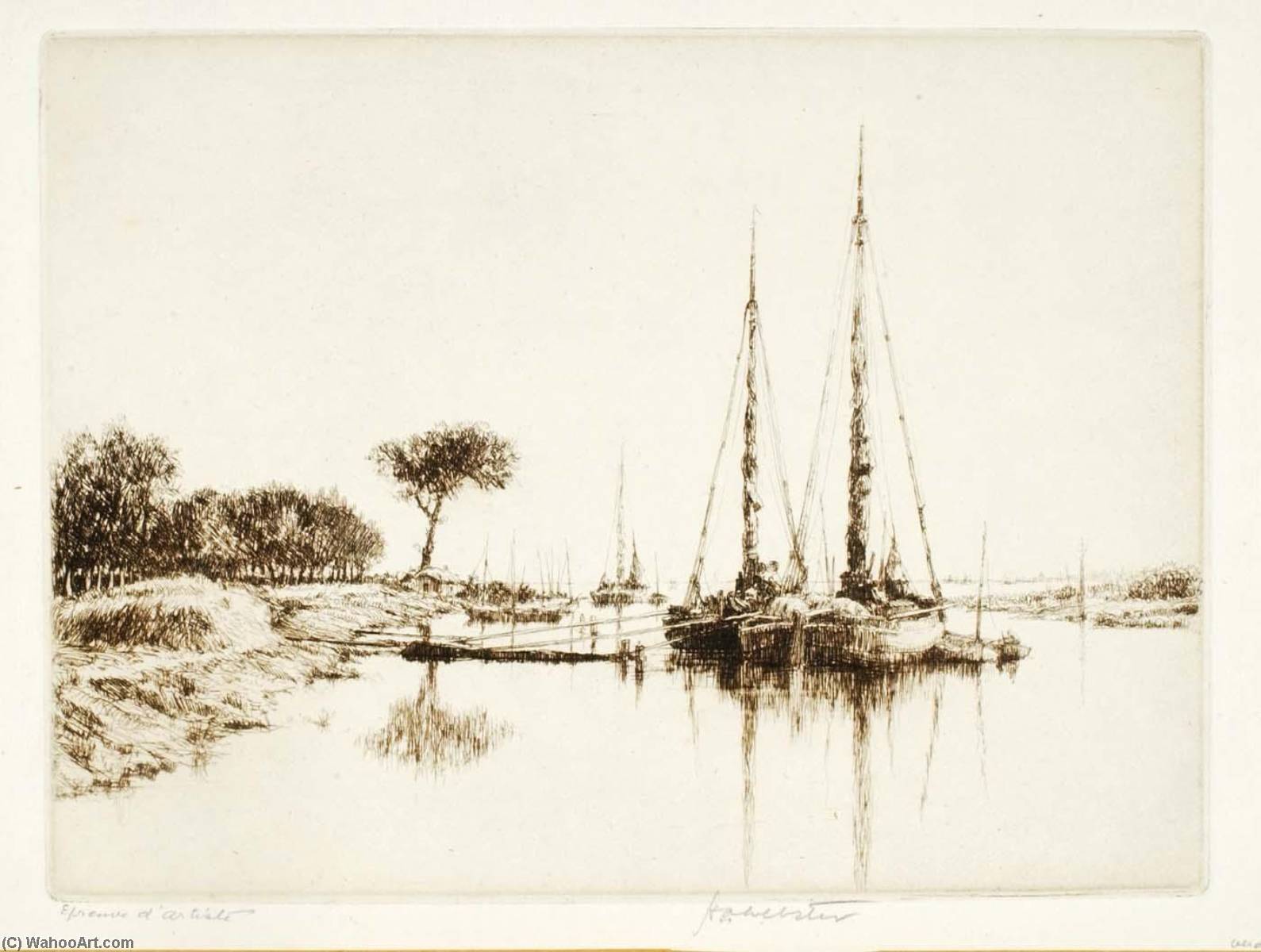 Port Maubert, France — Herman Armour Webster