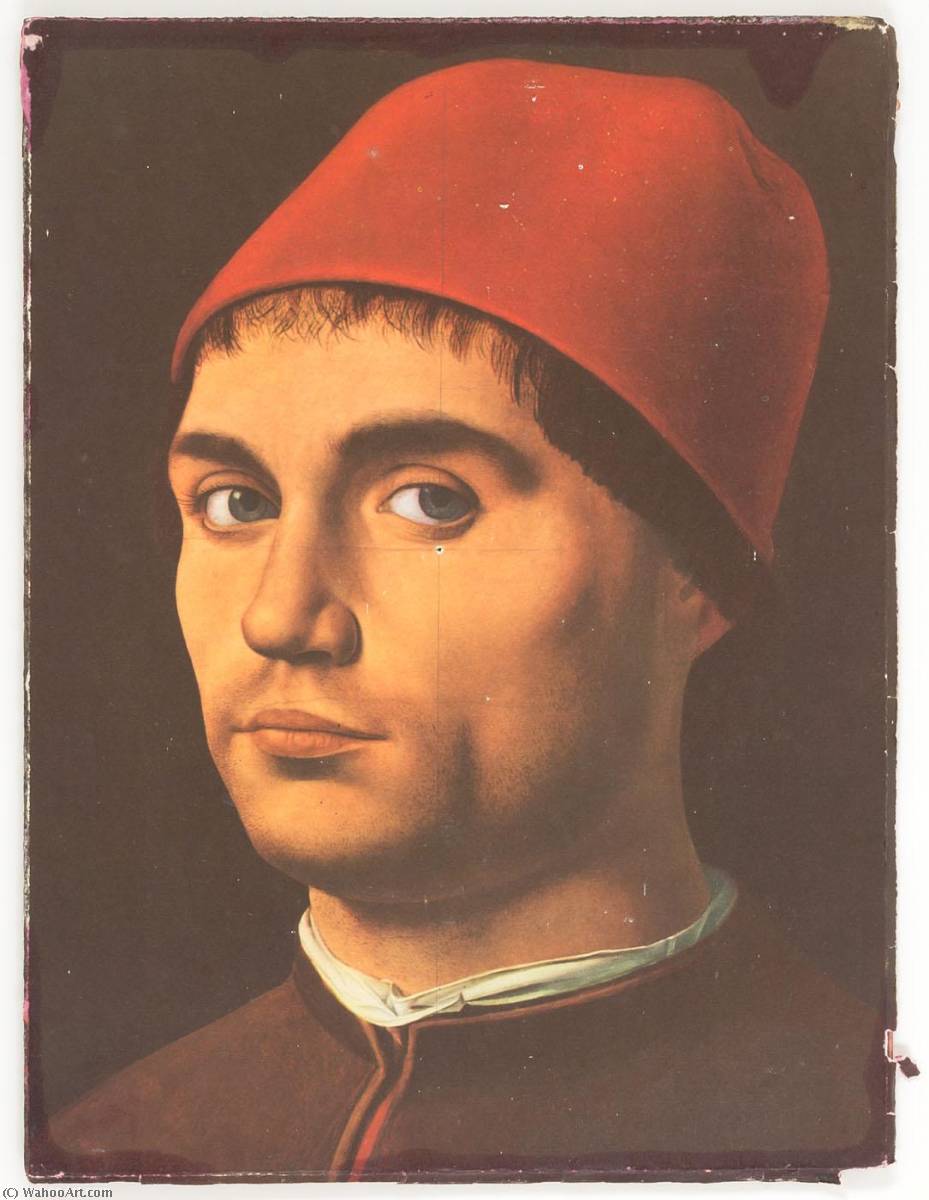 Untitled (portrait Of A Man, By Antonello Da Messina) — Joseph Cornell