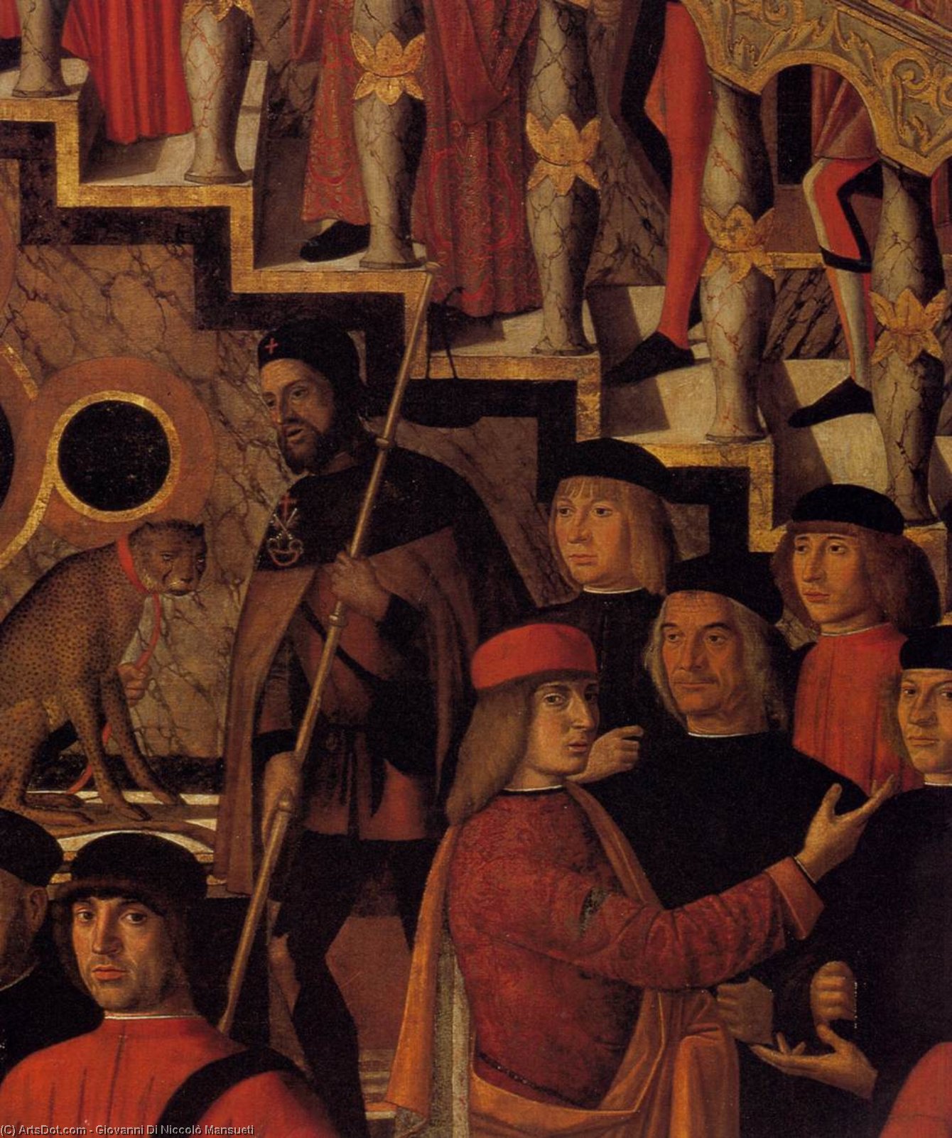 The Miraculous Healing Of The Daughter Of Benvegnudo Of San Polo (detail) — Giovanni Di Niccolò Mansueti