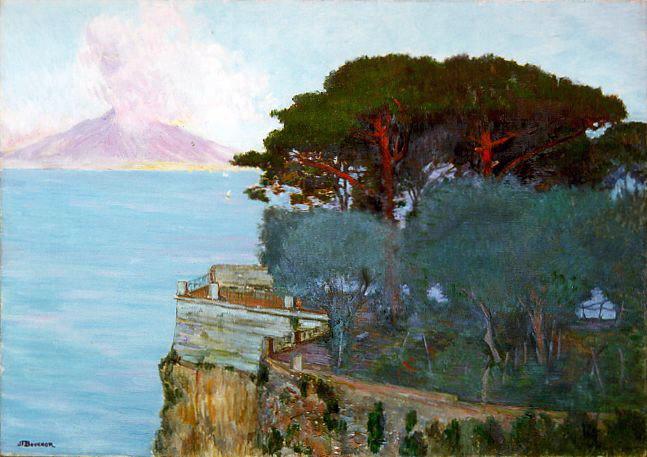 Sorrente Et Le Vésuve (titre Inscrit) — Joseph-félix Bouchor