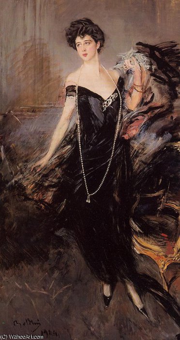 Portrait Of Donna Franca Florio — Giovanni Boldini