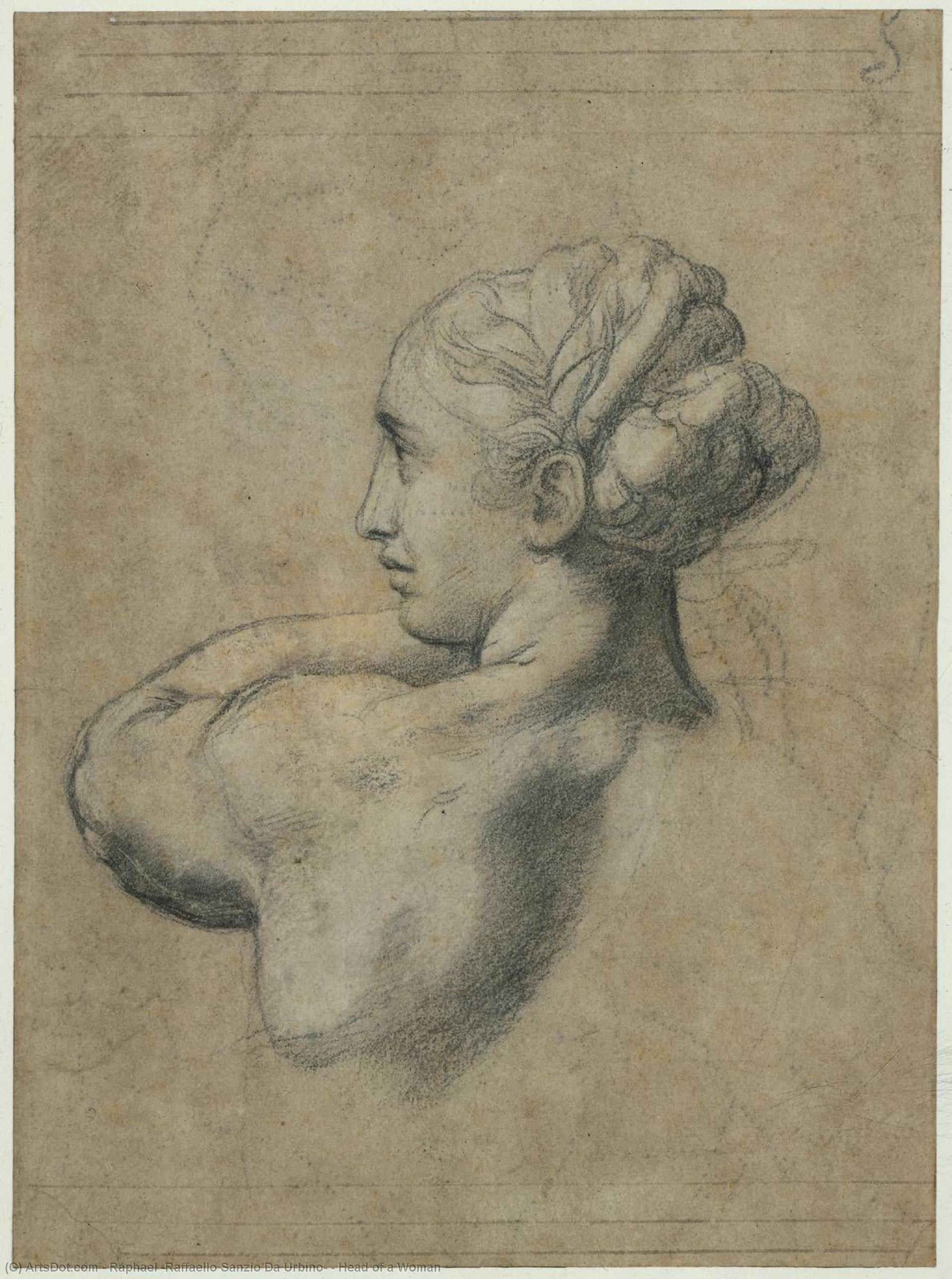 Head Of A Woman — Raphael