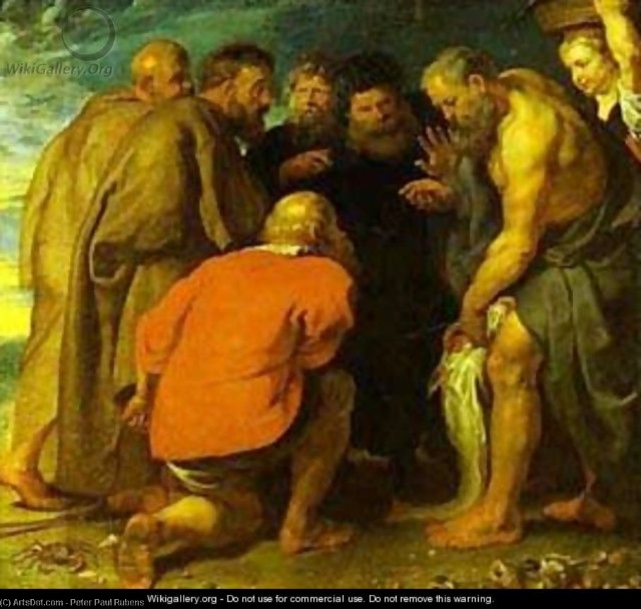 St. Peter Finding The Tribute Money — Peter Paul Rubens