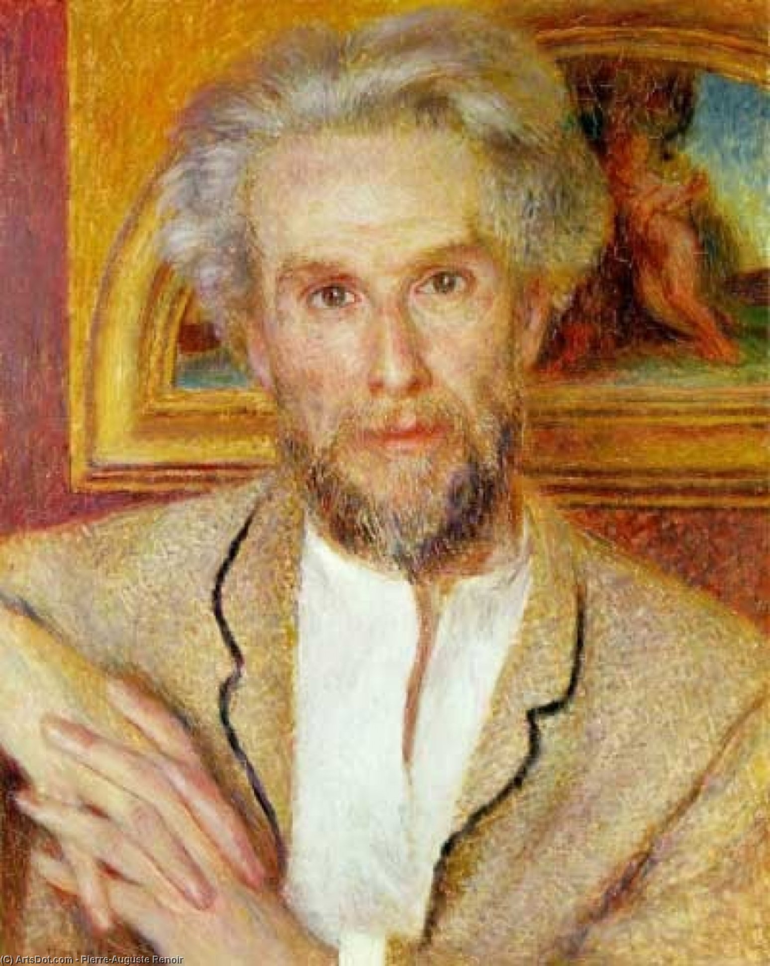 Porträt Von Victor Chocquet — Pierre-auguste Renoir