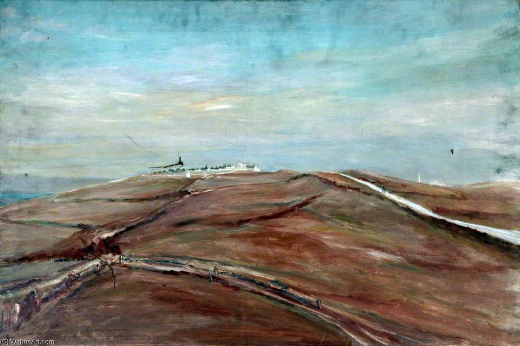 Plas Abon Kharoul And The Road To Jerusalem And The Mount Of Olives — Caroline Emily Gray Hill
