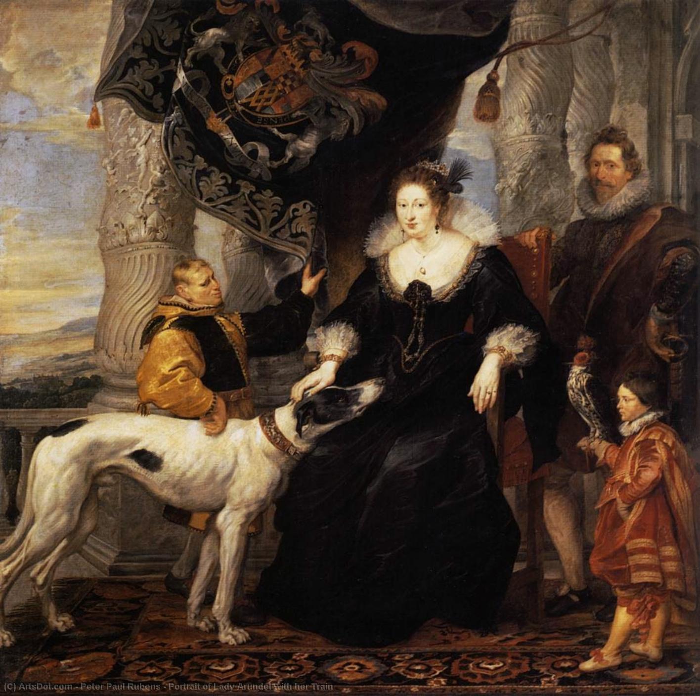Porträt Von Lady Arundel Mit Ihrem Schleier — Peter Paul Rubens