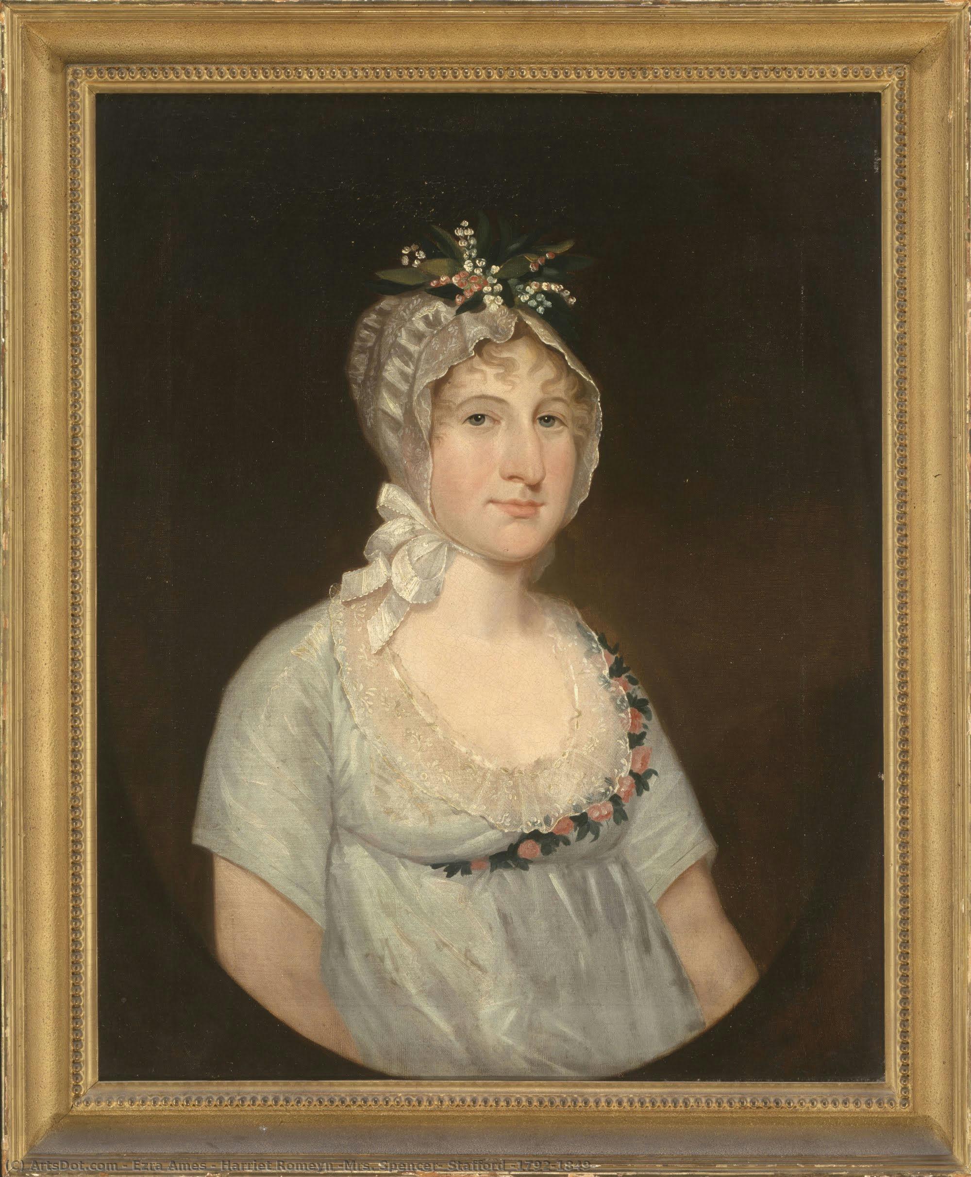 Harriet Romeyn (mrs. Spencer) Stafford (1792-1849) — Ezra Ames