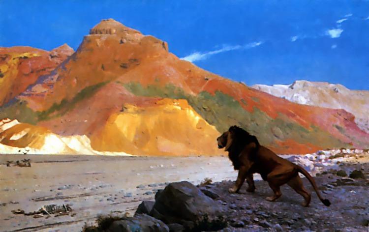 Lion — Jean-léon Gérôme