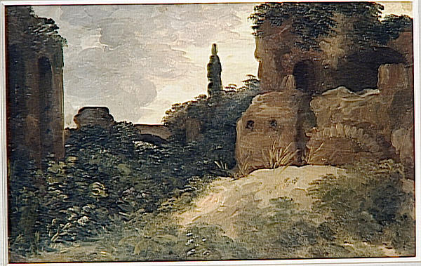 A La Villa Farnese Ruines Romaines — Pierre Henri De Valenciennes