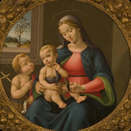 Madonna And Child With Saint John The Baptist — Pier Francesco Jacopo Di Foschi