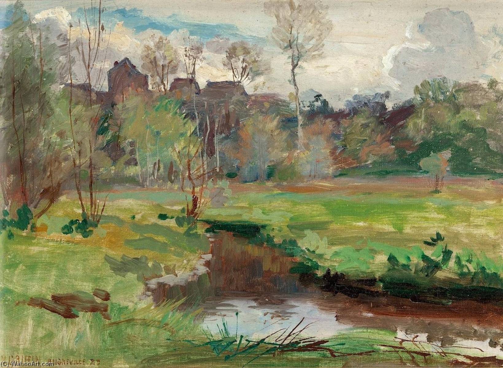 Landscape Boigneville, France, — Walter Griffin
