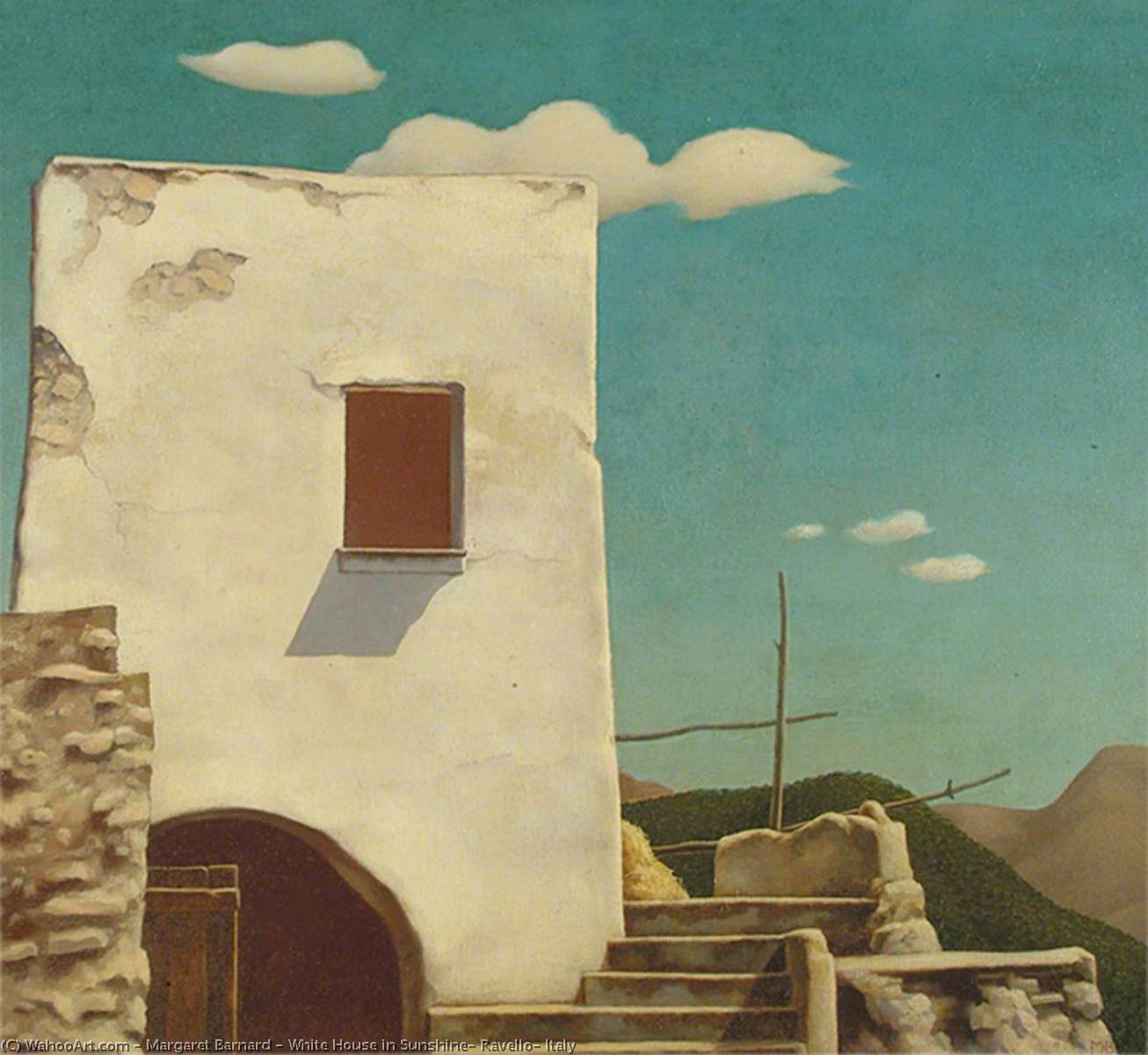 White House In Sunshine, Ravello, Italy — Margaret Barnard