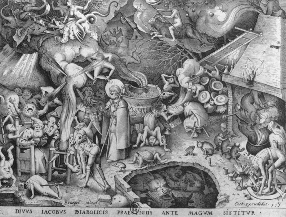 St James Der Größere Bei Hermogenes — Pieter Bruegel Der Ältere