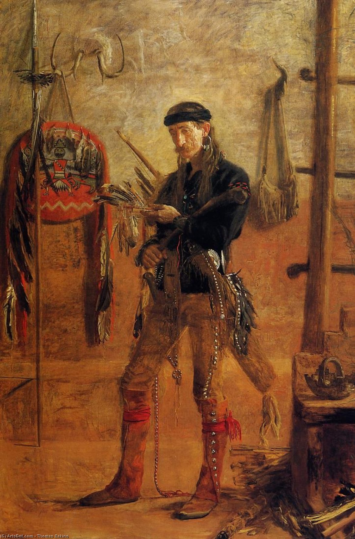 Portrait Of Frank Hamilton Cushing — Thomas Eakins