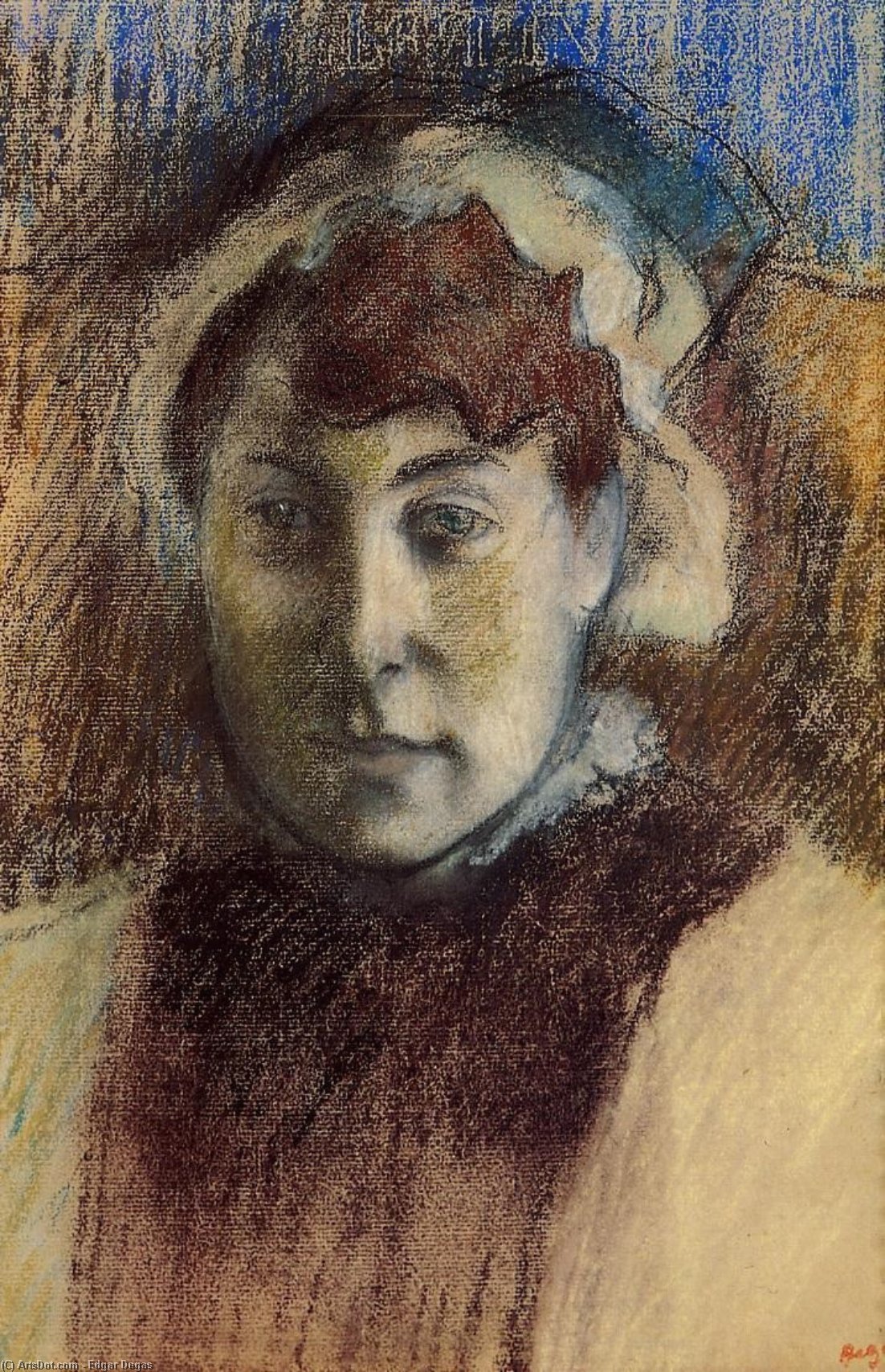 Portrait Of Madame Ernest May — Edgar Degas
