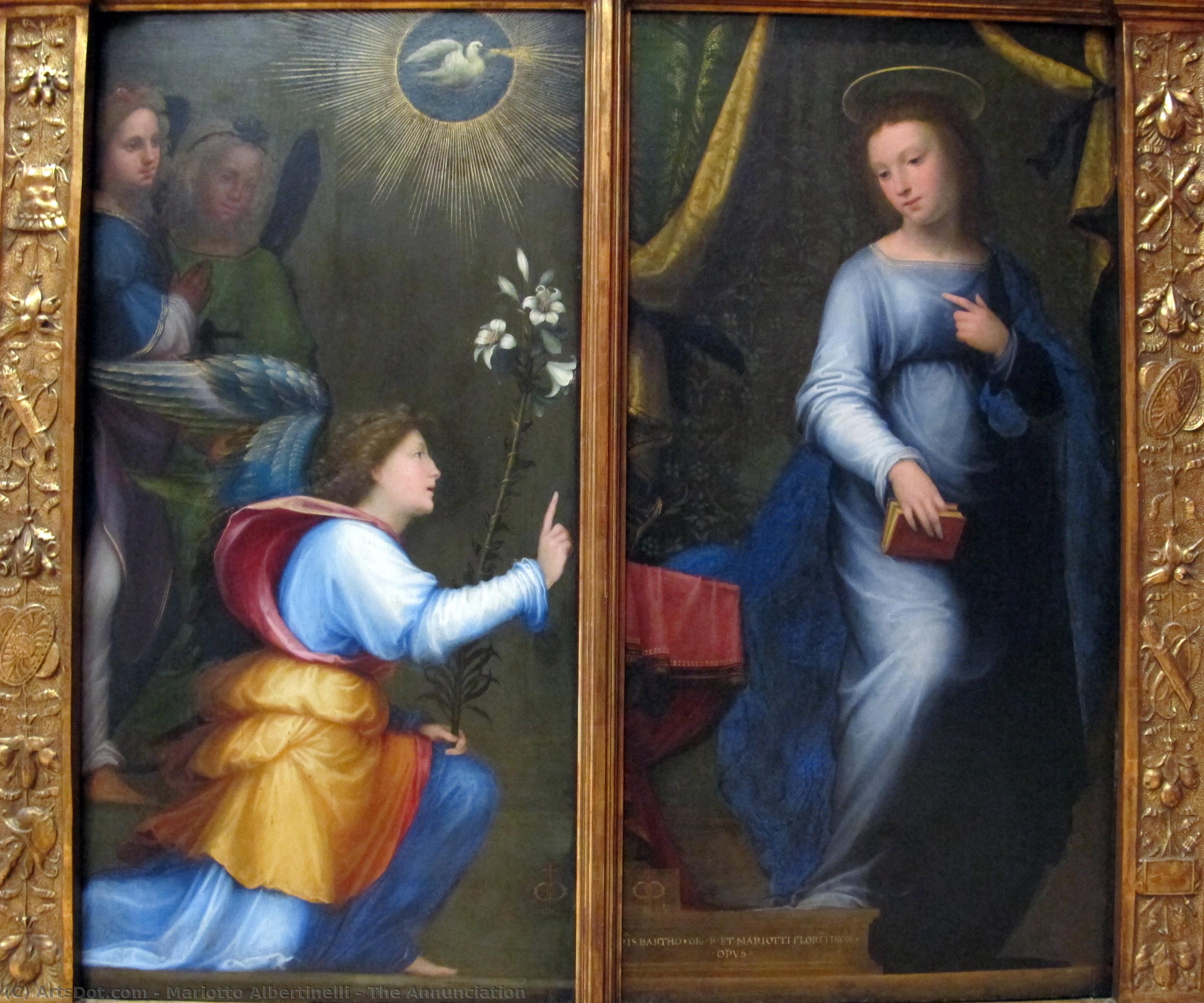 The Annunciation — Mariotto Albertinelli