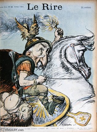 Caricature Of Emile Combes — Charles Lucien Léandre