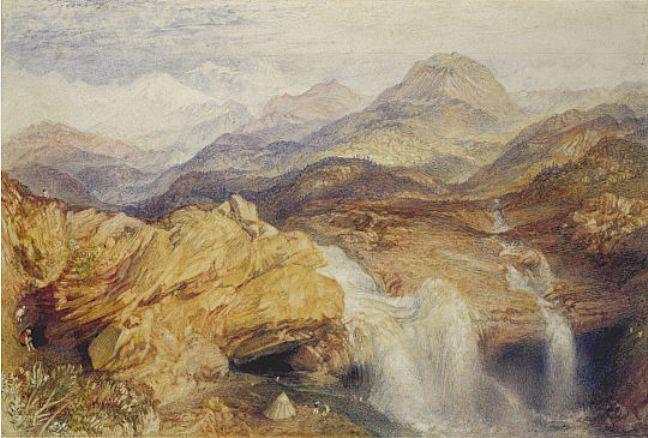 Falls Near The Source Of The Jumna In The Himalayas — Joseph Mallord William Turner