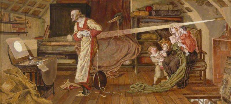 Crabtree Watching The Transit Of Venus, 1639 — Ford Madox Brown