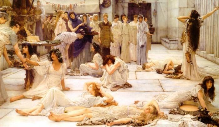 The Women Of Amphissa — Lourens Alma Tadema
