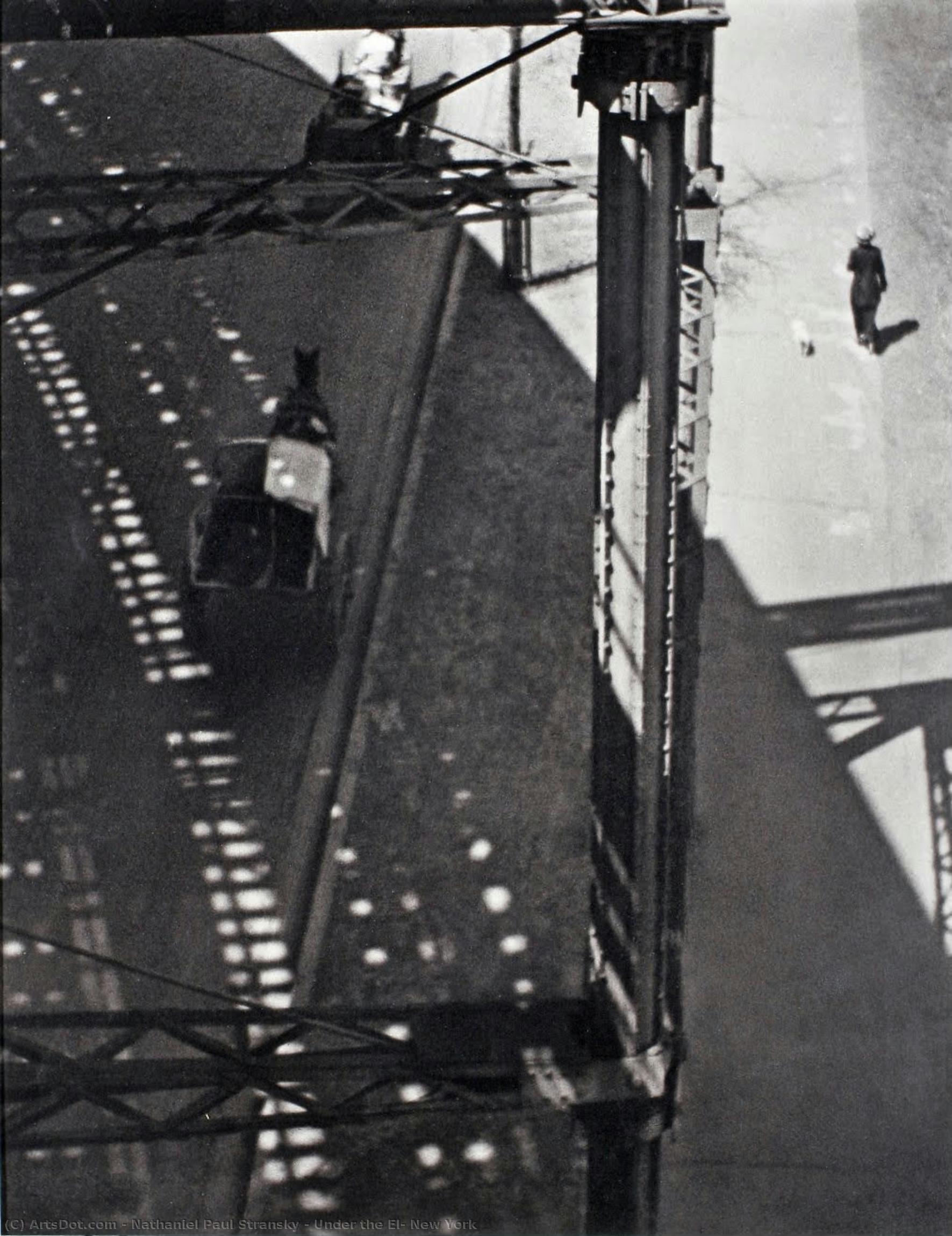 Under The El, New York — Paul Strand