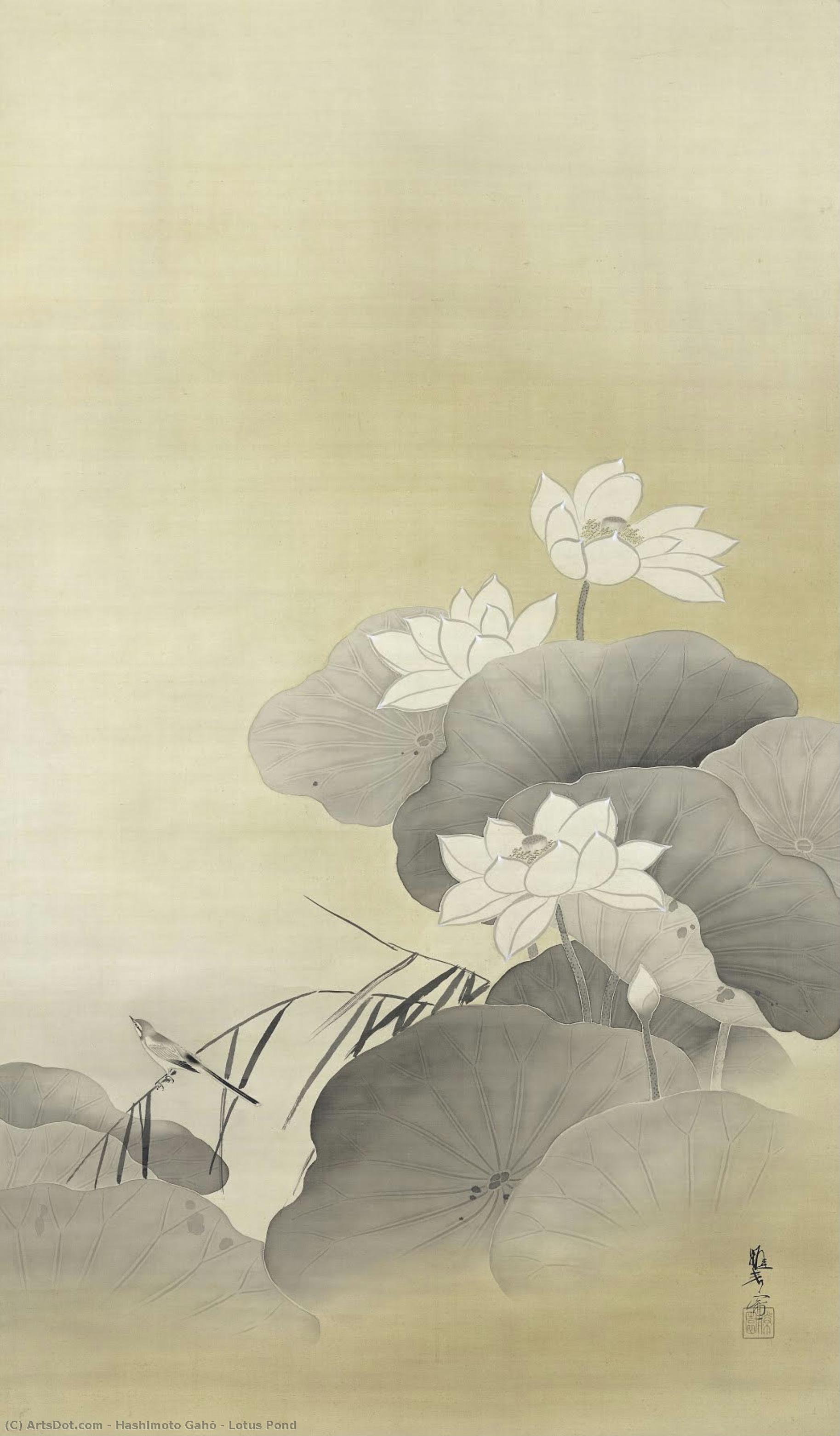 Lotus Pond — Hashimoto Gahō