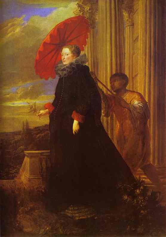 Portrait Of Marchesa Elena Grimaldi, Wife Of Marchese Nicola Cattaneo — Sir Anthony Van Dyck
