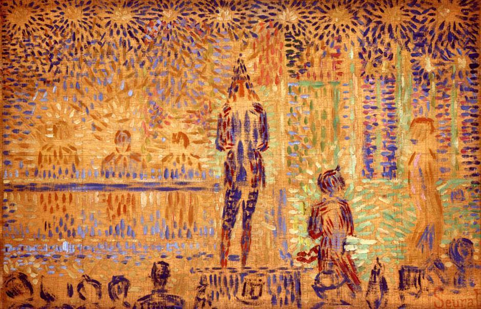 Study For 'invitation To The Sideshow' — Georges Seurat