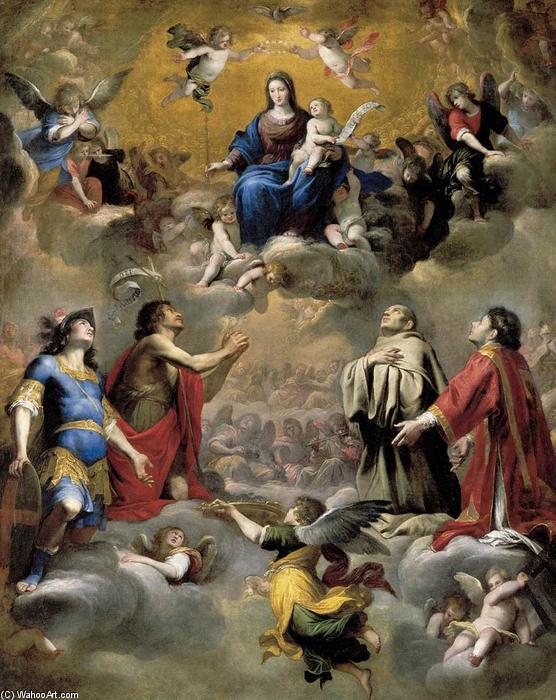 Virgin And Child In Glory With Saints — Giovanni Battista Carlone