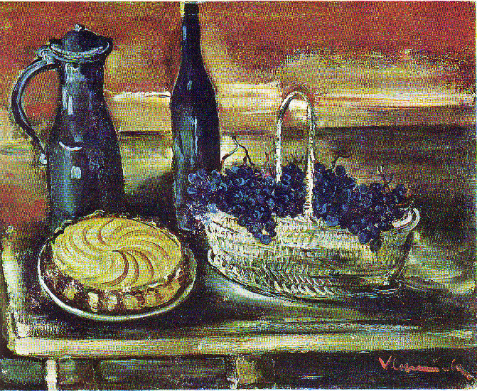 The Basket Of Grapes — Maurice De Vlaminck