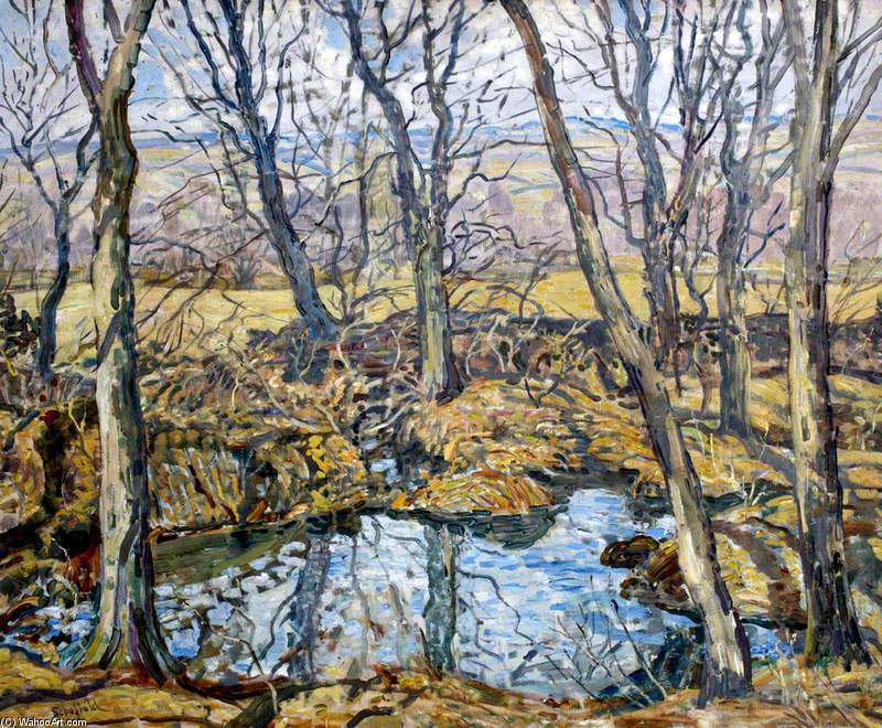Godolphin Pond In Autumn — Walter Elmer Schofield