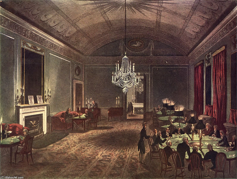 Great Subscription Room At Brooks's — William Henry Pyne