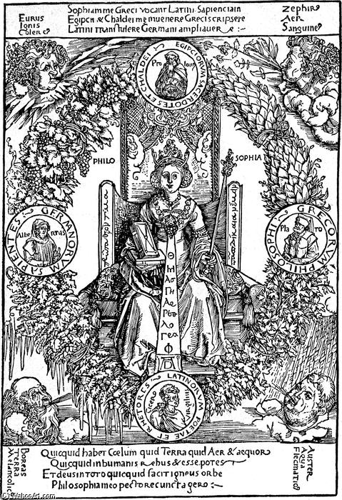 Philosophia (personifizierung Der Philosophie) — Albrecht Dürer