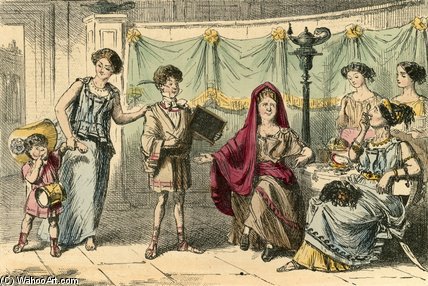 The Mother Of The Gracchi — John Leech