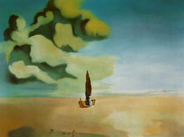 Apparición De Mi Vecina Carolineta En La Playa De Rosas — Salvador Dalí