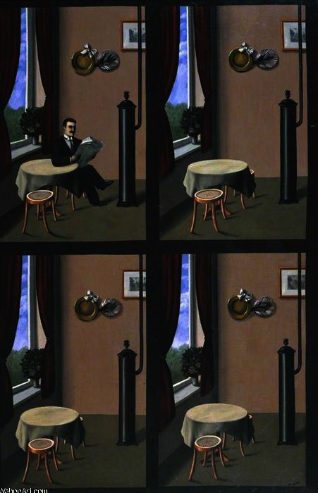 El Hombre Con El Periódico — René Magritte