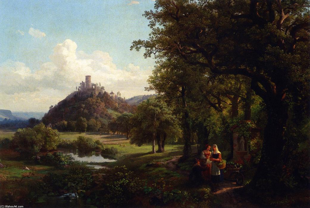 A Meeting By The Road — James Mcdougal Hart