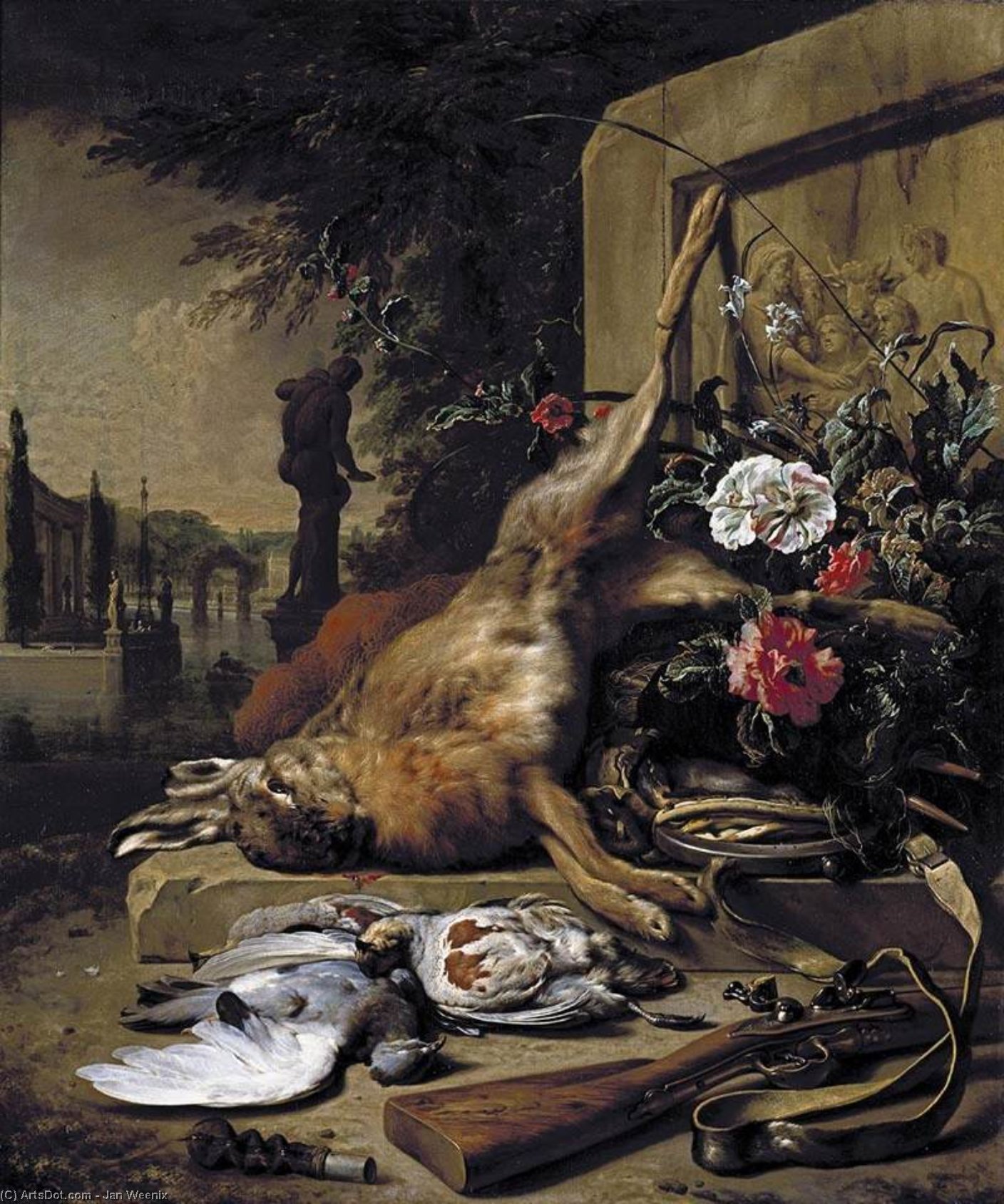 Still-life Of Game — Jan Weenix