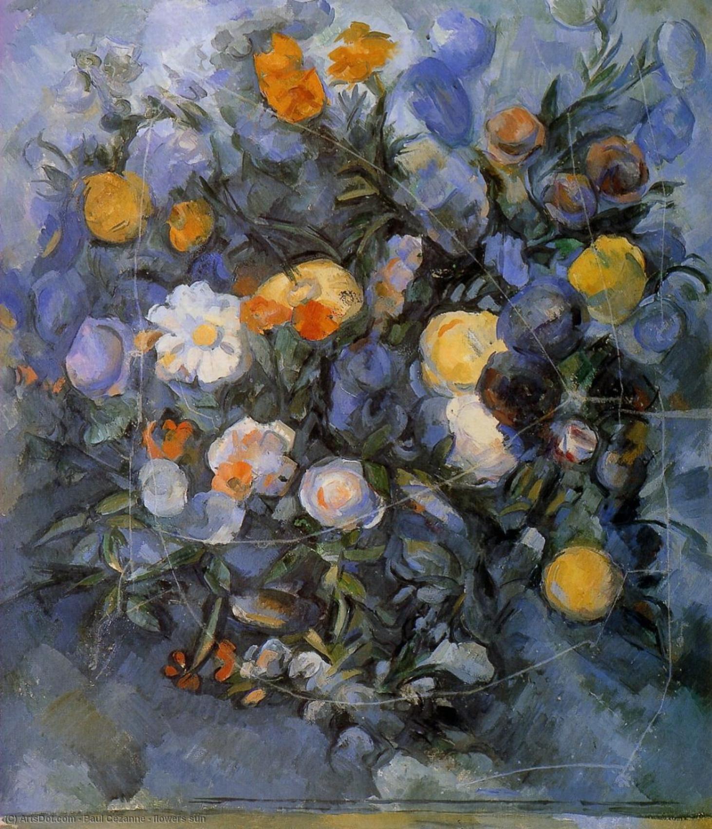 Flowers Sun — Поль Сезанн