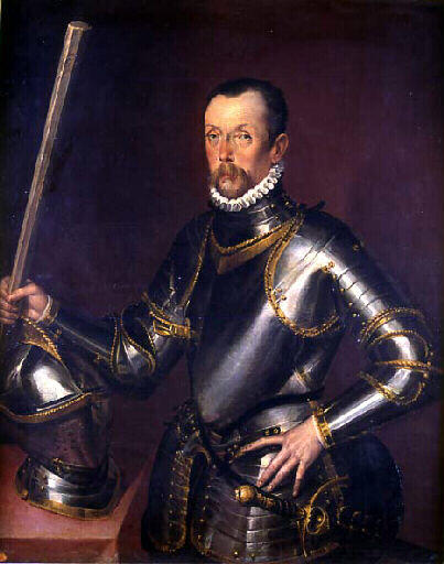 Portrait D'homme En Armure — Bartolomeo Passerotti