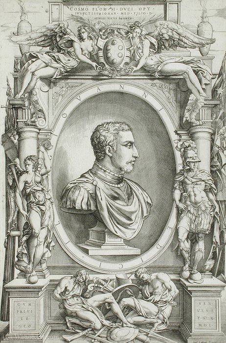 Portrait Of Giovanni De Medici — Enea Vico