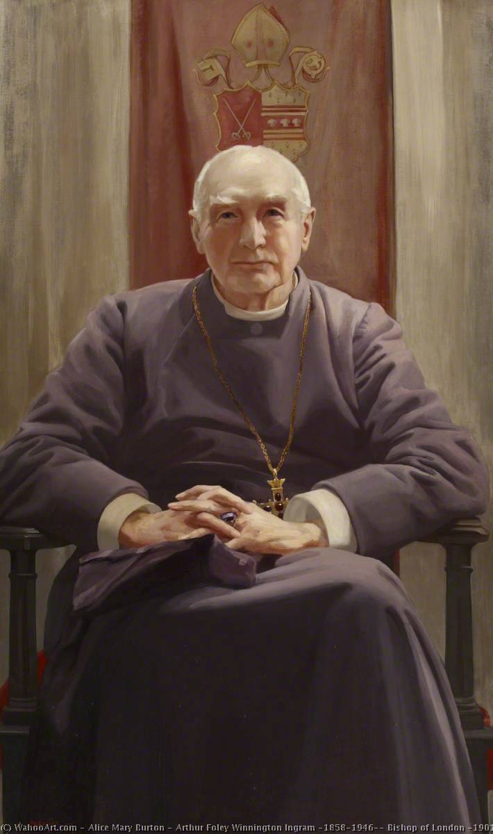 Arthur Foley Winnington Ingram (1858–1946), Bishop Of London (1901–1939) — Alice Mary Burton