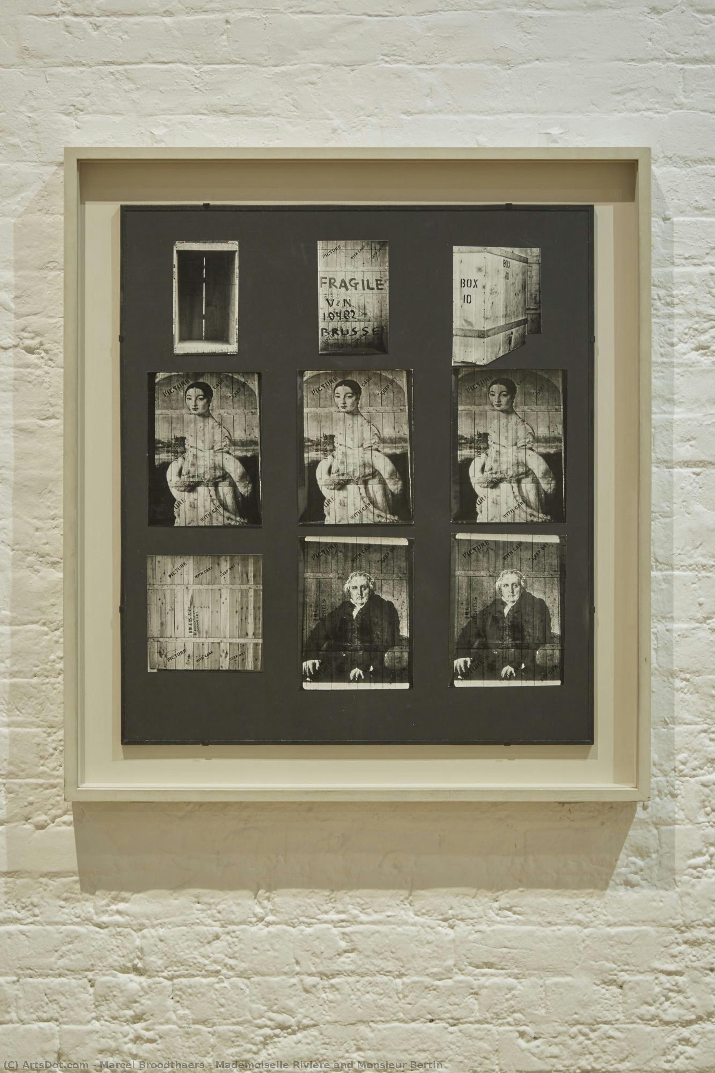 Mademoiselle Rivière And Monsieur Bertin — Marcel Broodthaers